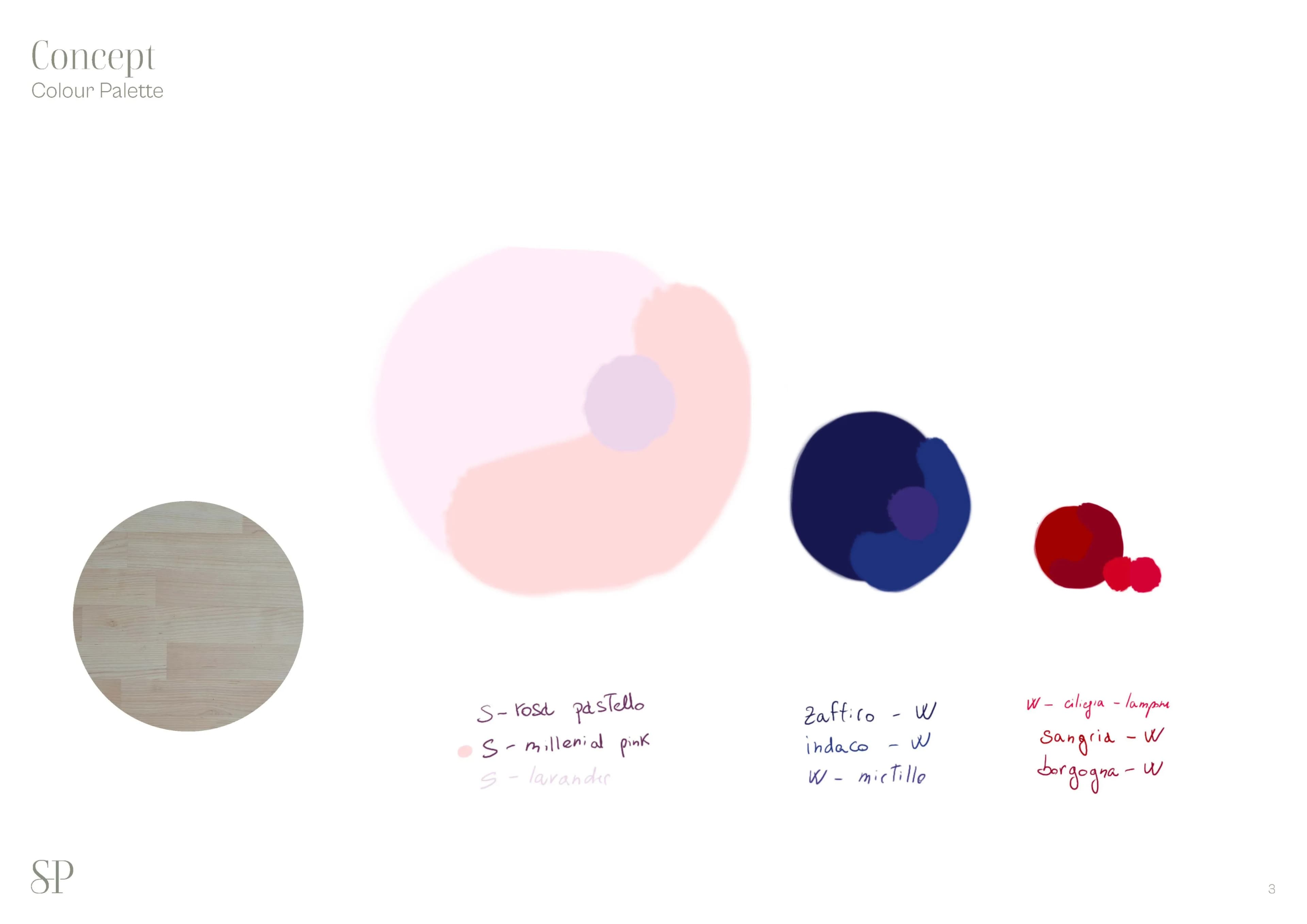 A Room to Dream, Move and Grow colour palette