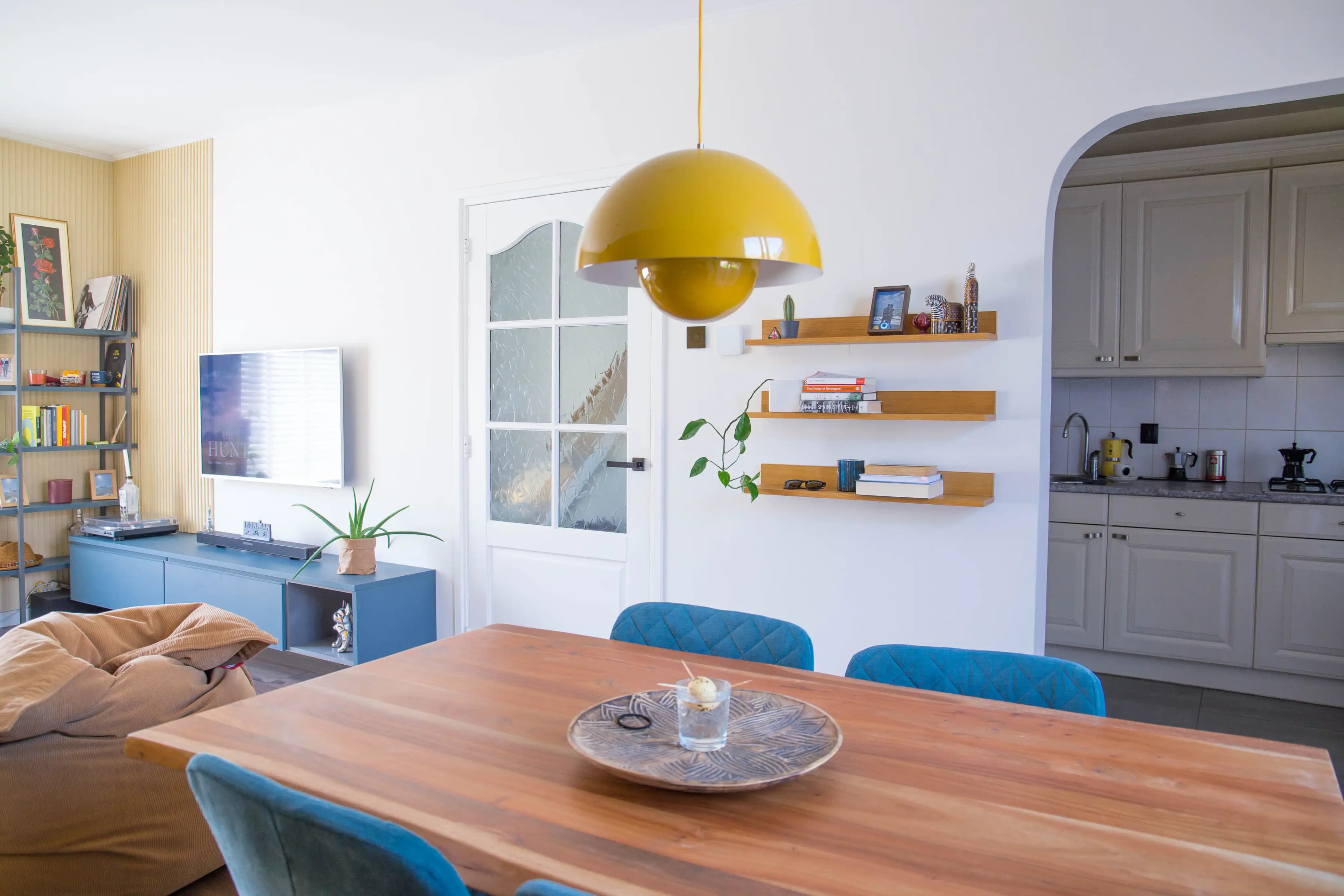 Autumn at Home — living room after