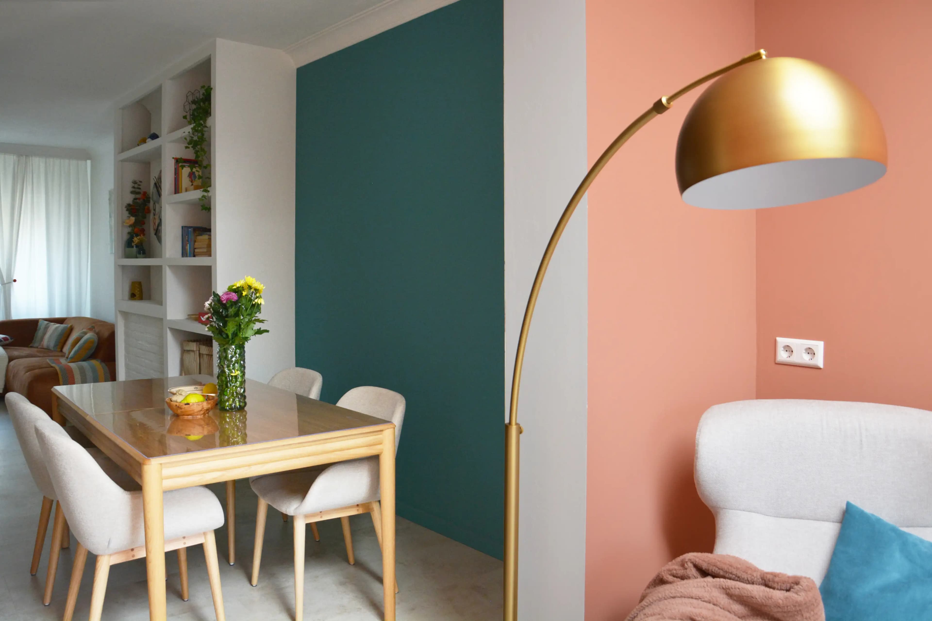 Ceramics and Piano dining and living transition