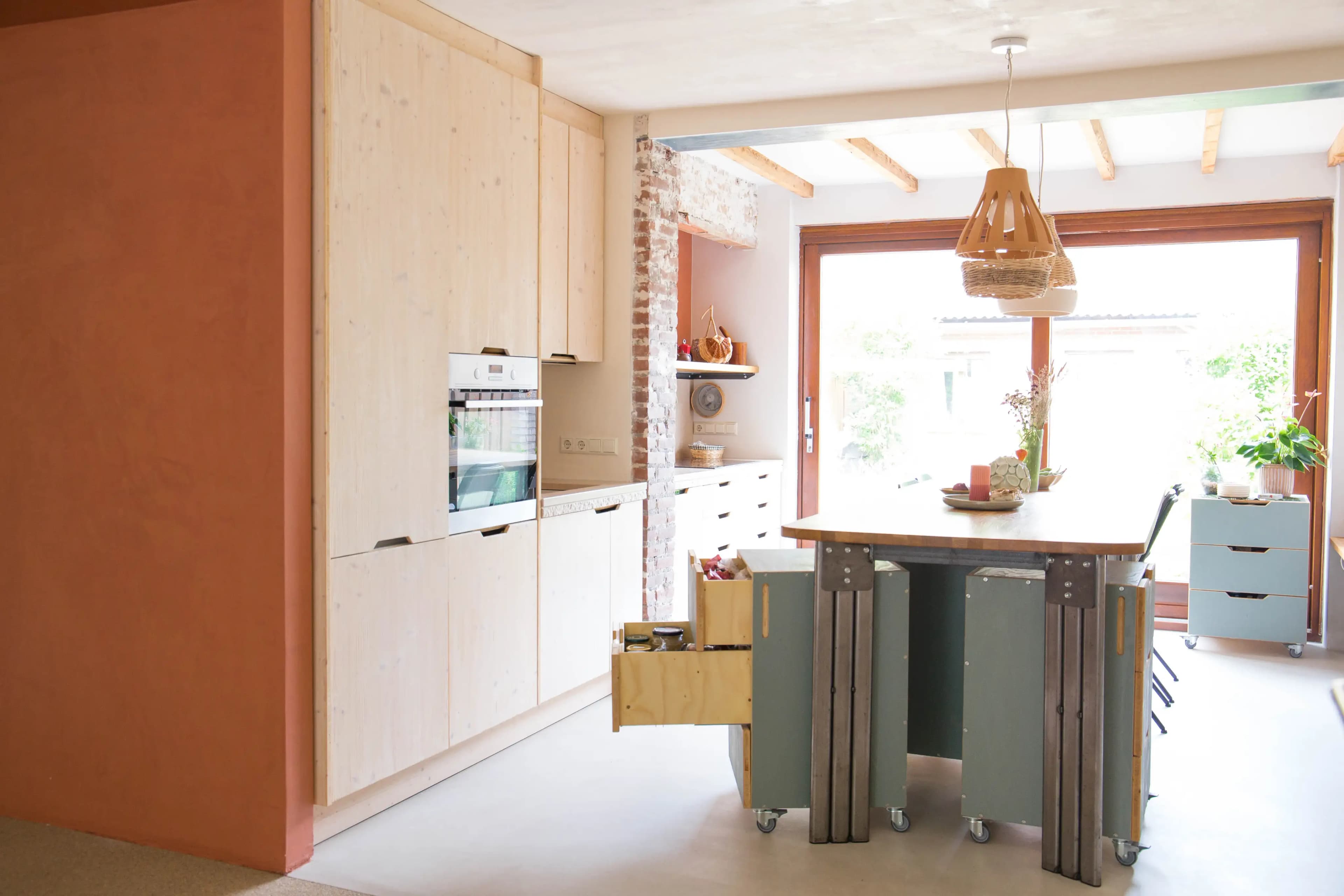 Terracotta House full space view
