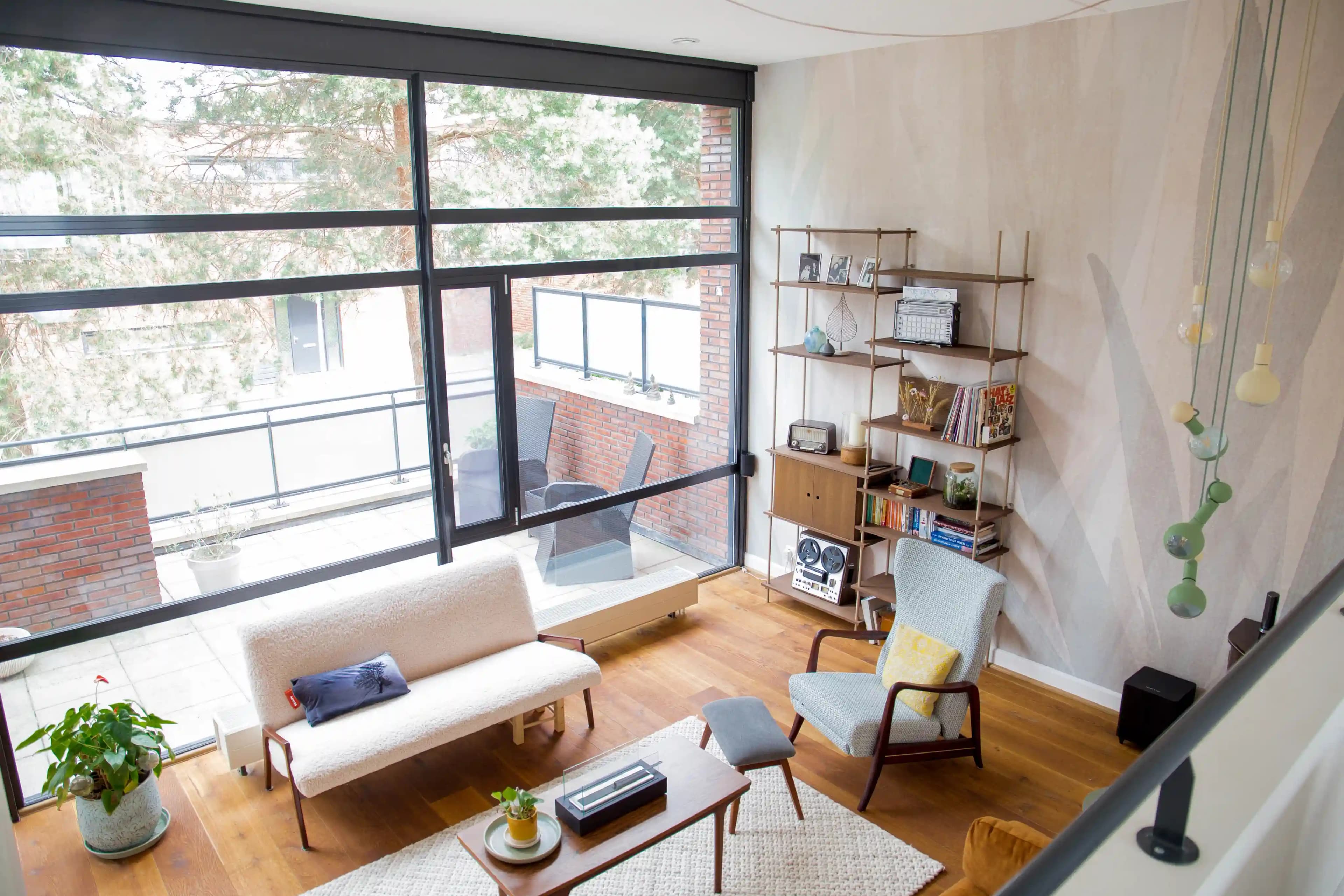 The Gentle Nest living room wide view